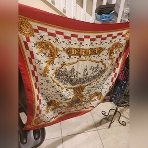 DKNY 100% silk scarf